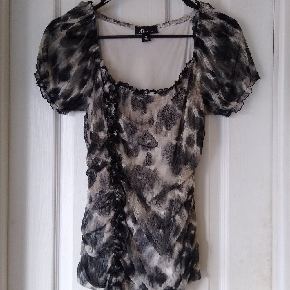 AB Studio lace blouse